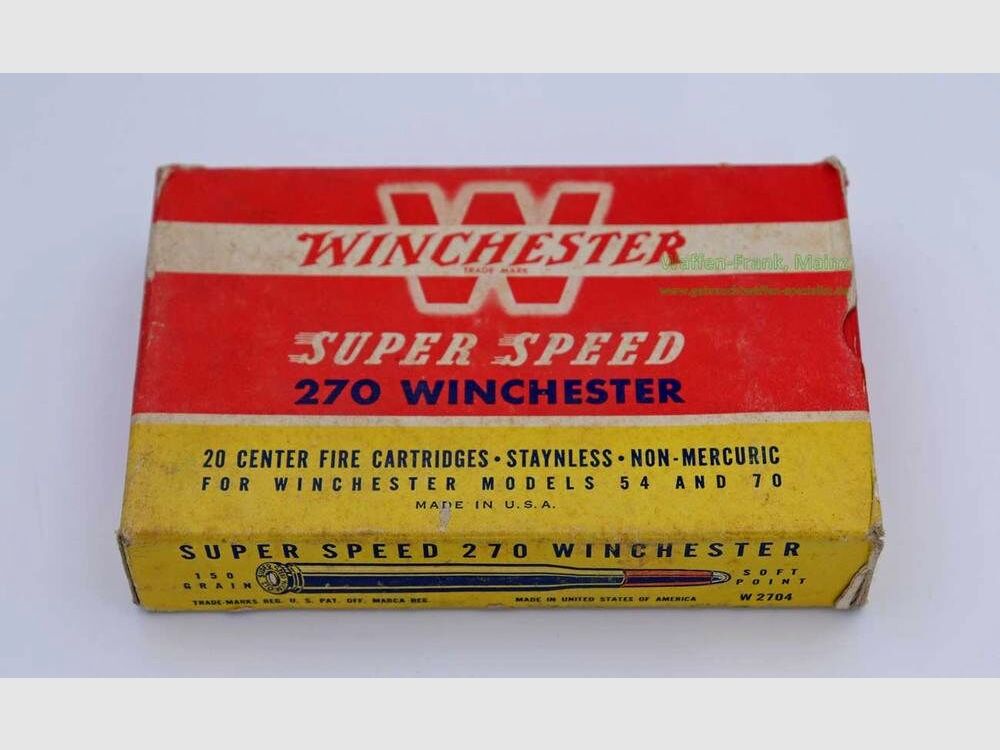 Winchester - USA Büchsenmunition .270Win