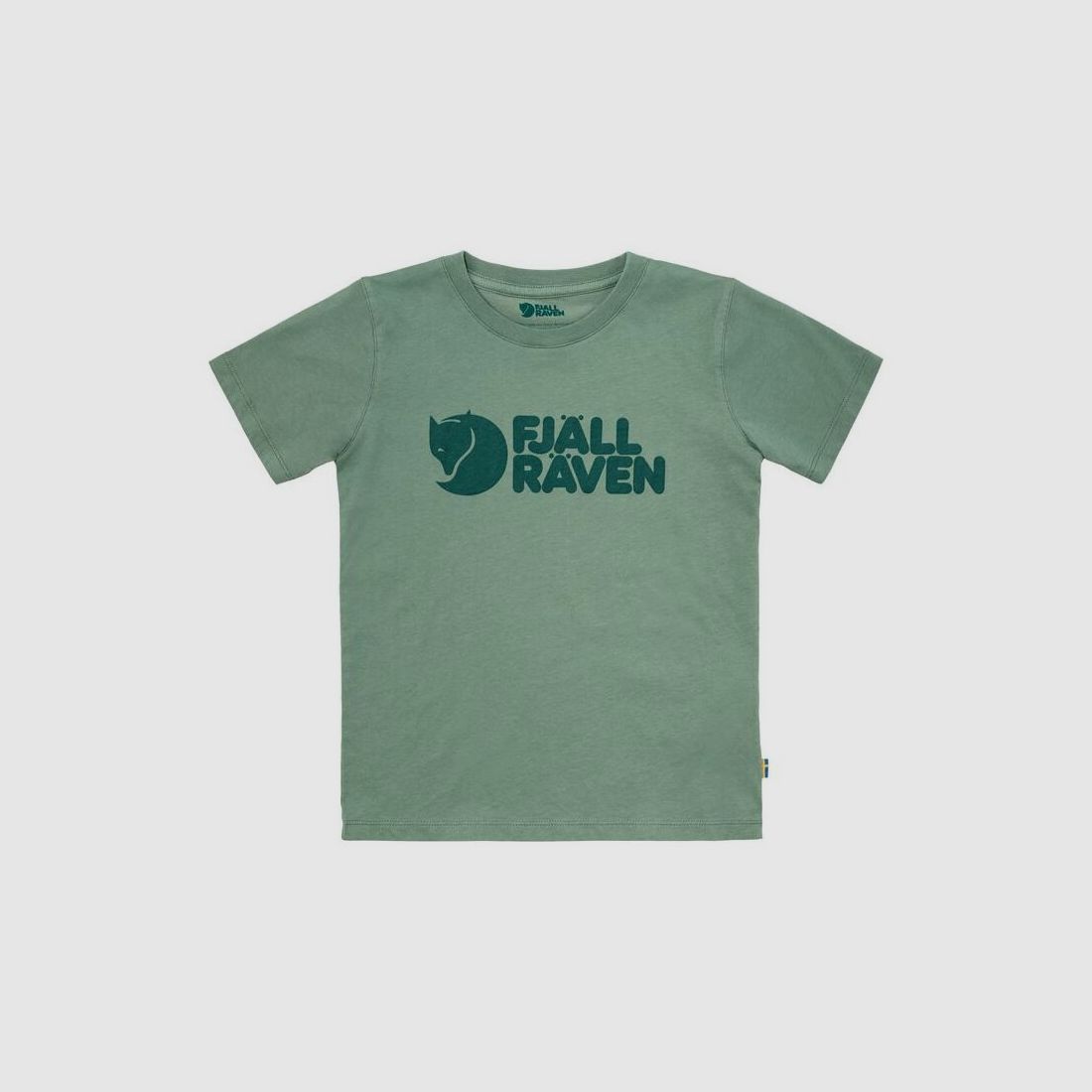 Fjällräven Kinder Logo T-Shirt Grün