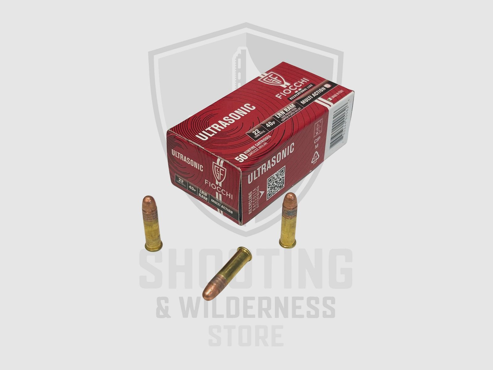 Fiocchi Ultrasonic 40 gr .22LR 50 colpi, immagine 2 di 2