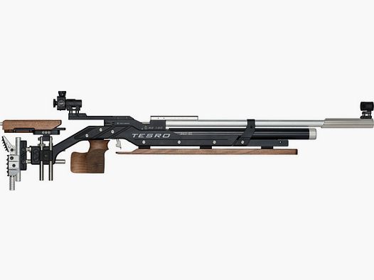 Tesro RS 100 SIGNUM Auflage Plus schwarz/nuss rechts Luftgewehr Match