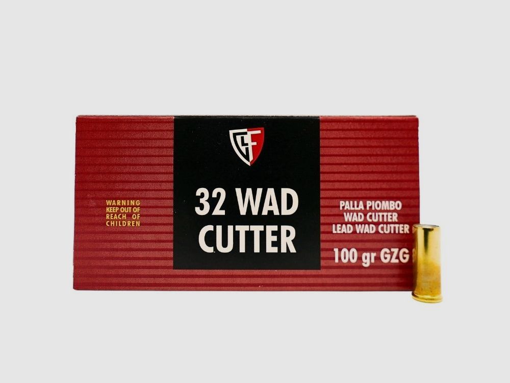 Fiocchi .32 S&W long LWC 6,5g/100gr. Kurzwaffenpatronen