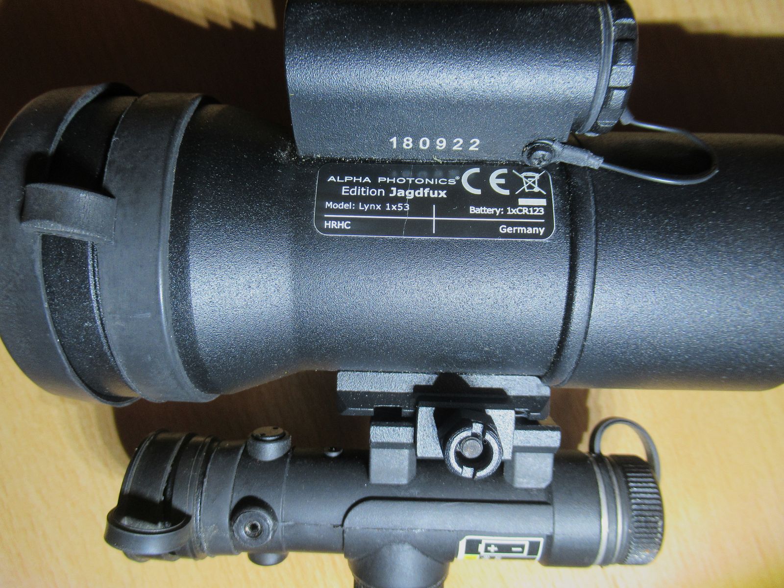 Nachtsicht Vorsatzgerät LYNX 1x53 mit Photonis Röhre und IR-Laser !! TOP !!!