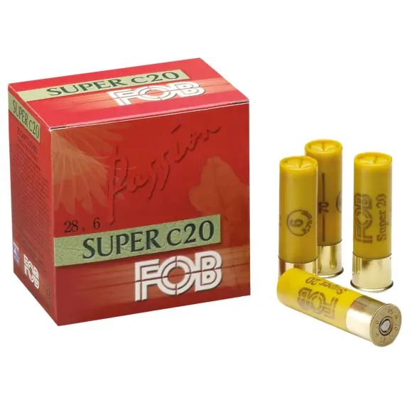 Jagdbüchsenpatrone Fob Passion Super C20 Kaliber 20/70