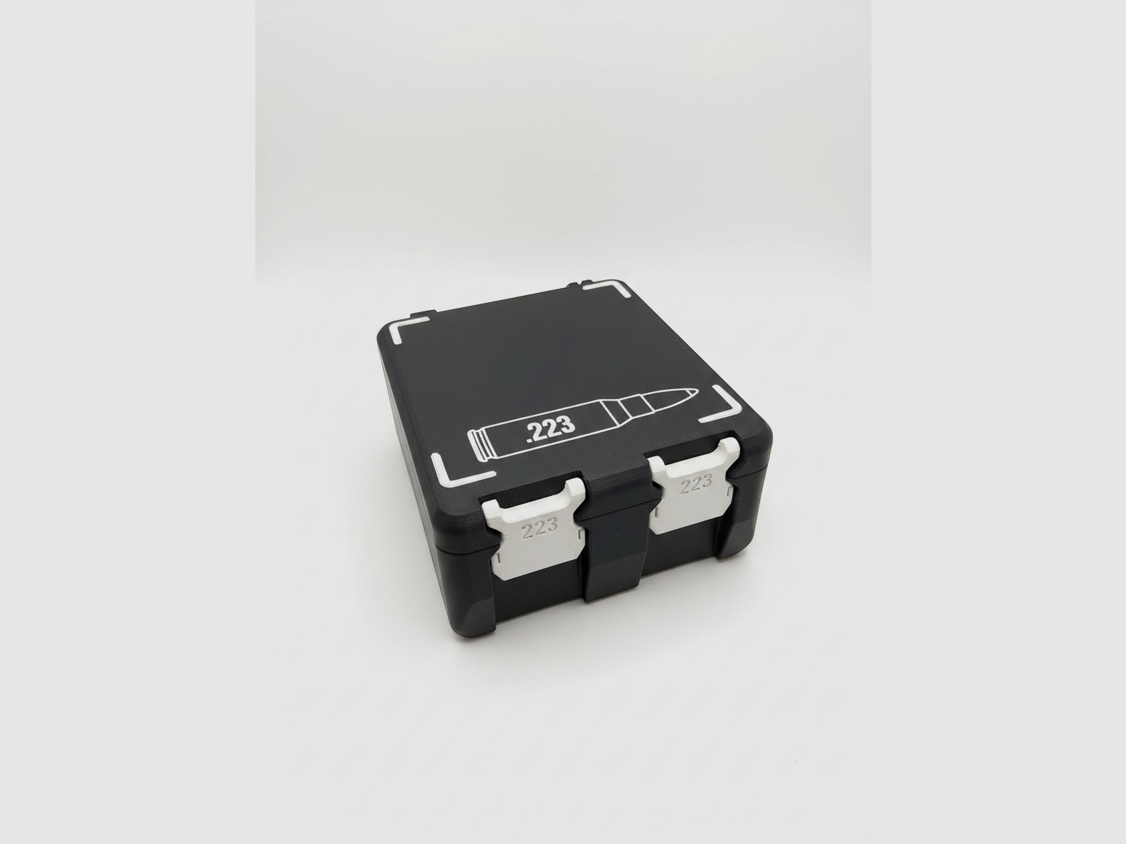 Filamelt Munitionsbox / .223 Remington / 'Klapp- / Rastdeckel' / Patronenbox, Ammo Box