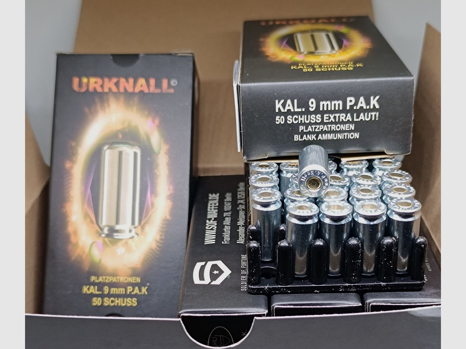 Umarex Urknall 9mm PAK knalpatronen munitie schreckschusswapen
