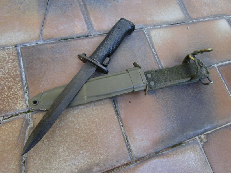 Original US Army Garand M1 Bajonett M5A1 Scheide M8A1