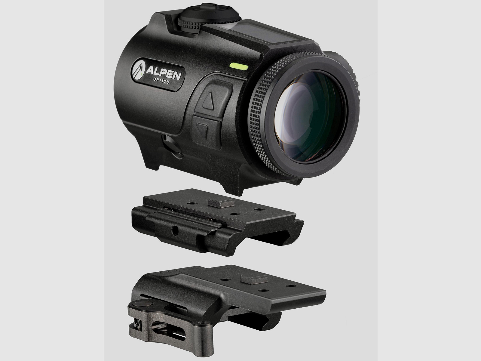 ALPEN OPTICS ALP71324LT Mirino a punto rosso Nevada LT Prisma 3x24 Con reticolo balistico, 3 MOA