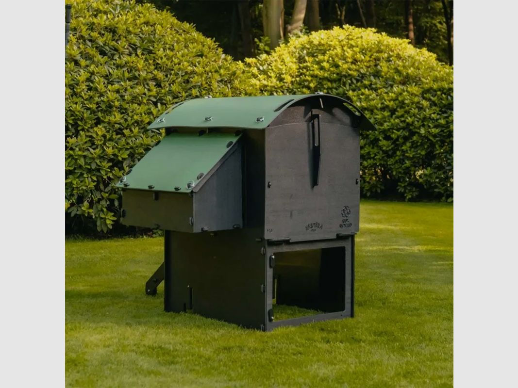 Hochbeet aus recyceltem Kunststoff, für 5 Standardhühner oder 9 Zwerghühner, Bild 4 von 10