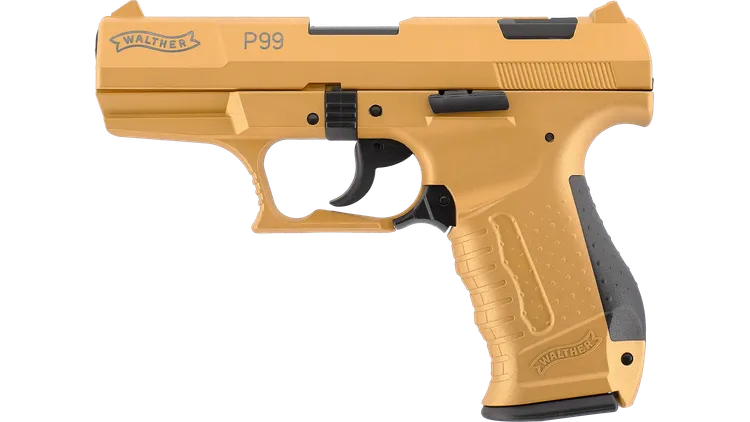 WALTHER P99 Édition Spéciale Glacier Gold 9mm P.A.K.