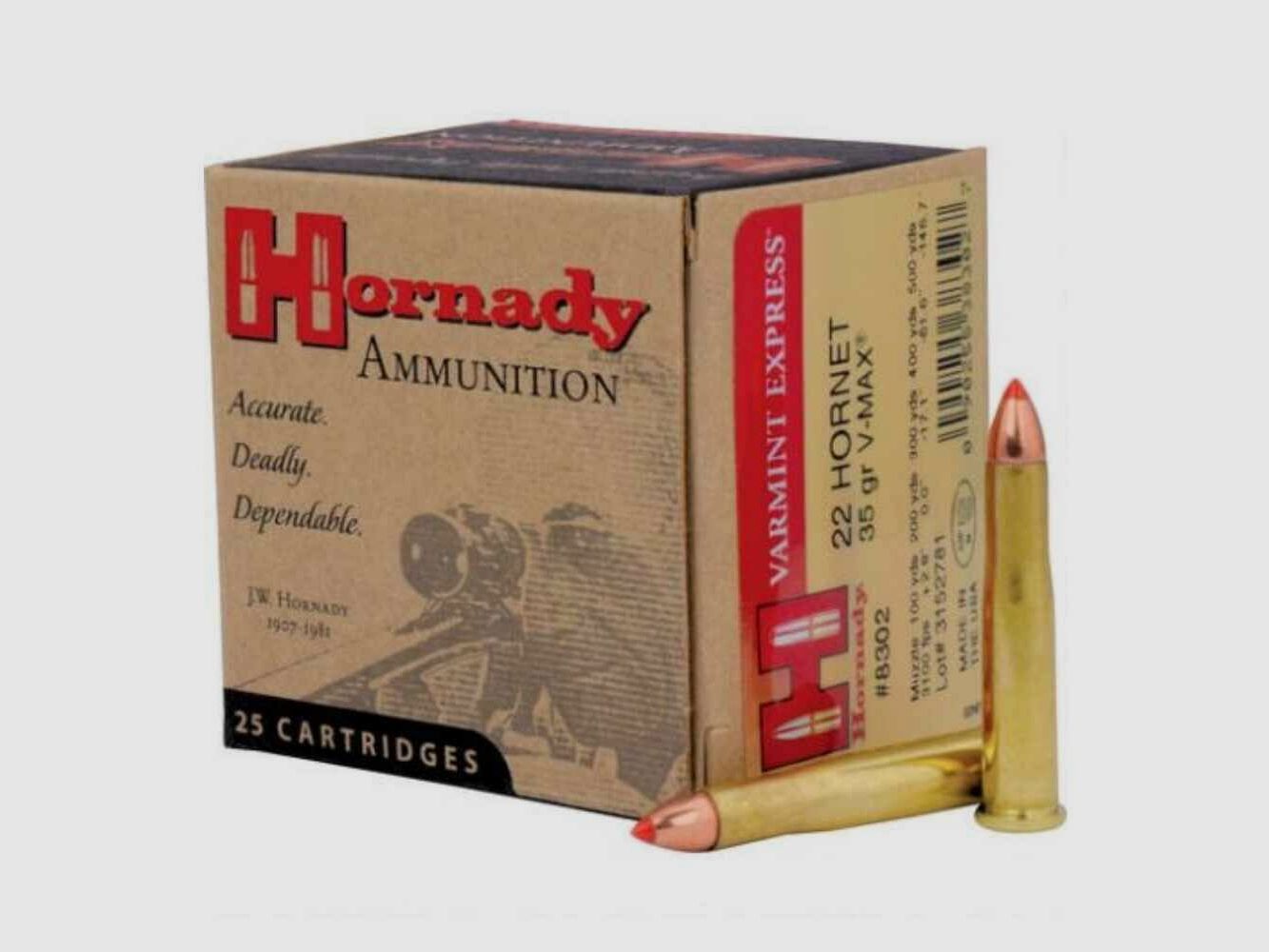 Hornady SF V-Max 35grs - 25Stk
