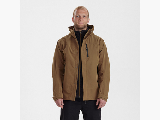 Sarek Shell Jacke mit Kapuze - Butternut – Größe: L