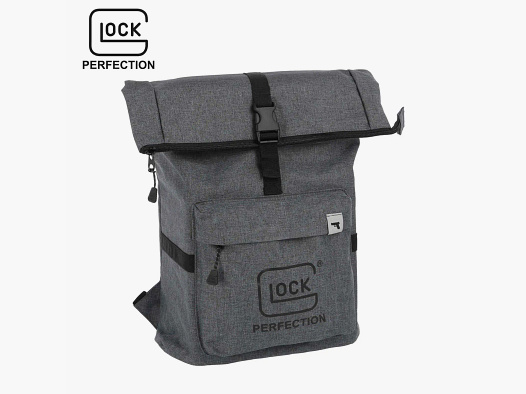 Sac à dos Glock "Perfection" - Gris - Revêtu Imperméable - 32×14×41 cm