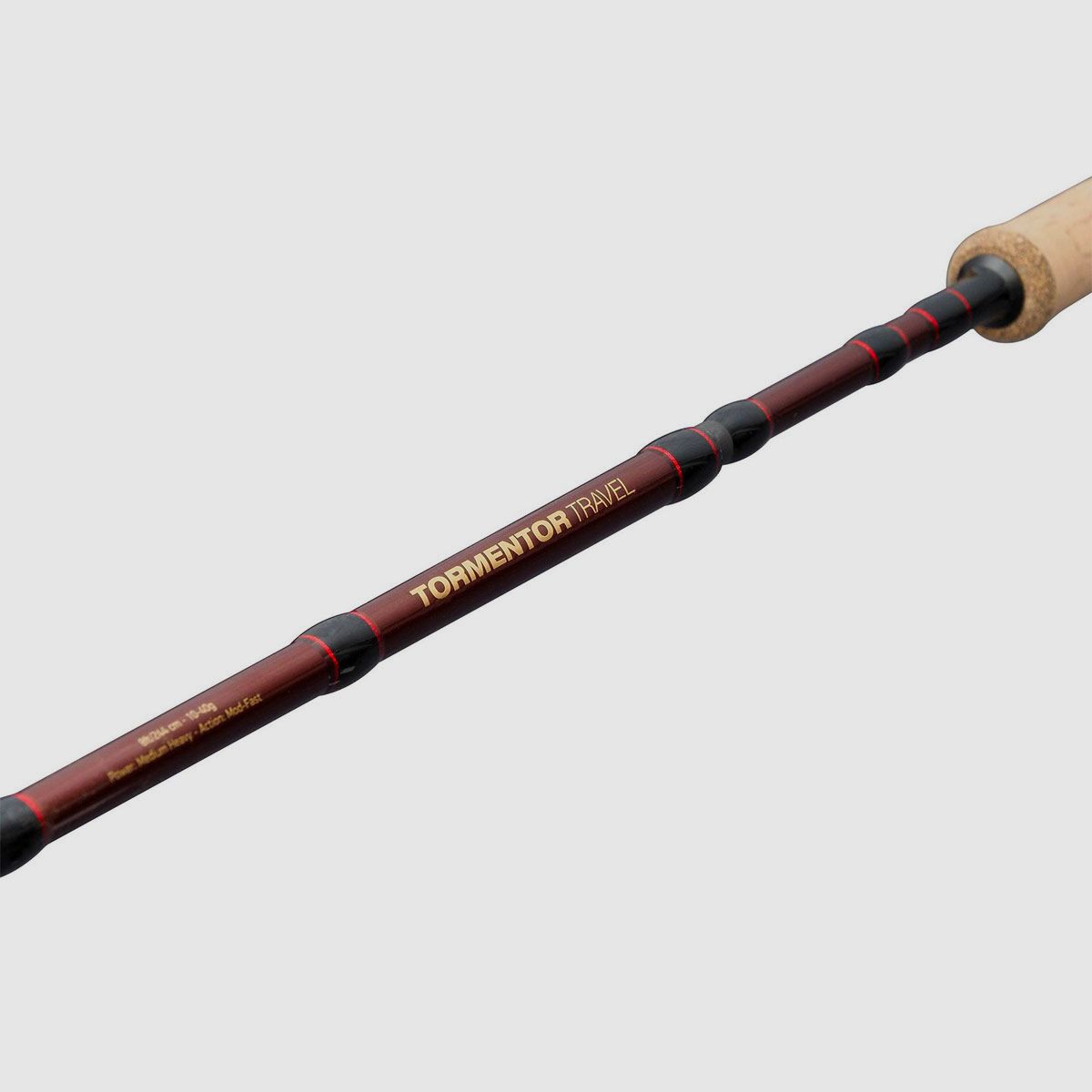 ABU GARCIA – TORMENTOR2 TRAVEL SPINNING ROD 804H | 8ft 244cm | 20-60g | Power: Heavy | Mod-Fast, image 2 of 3