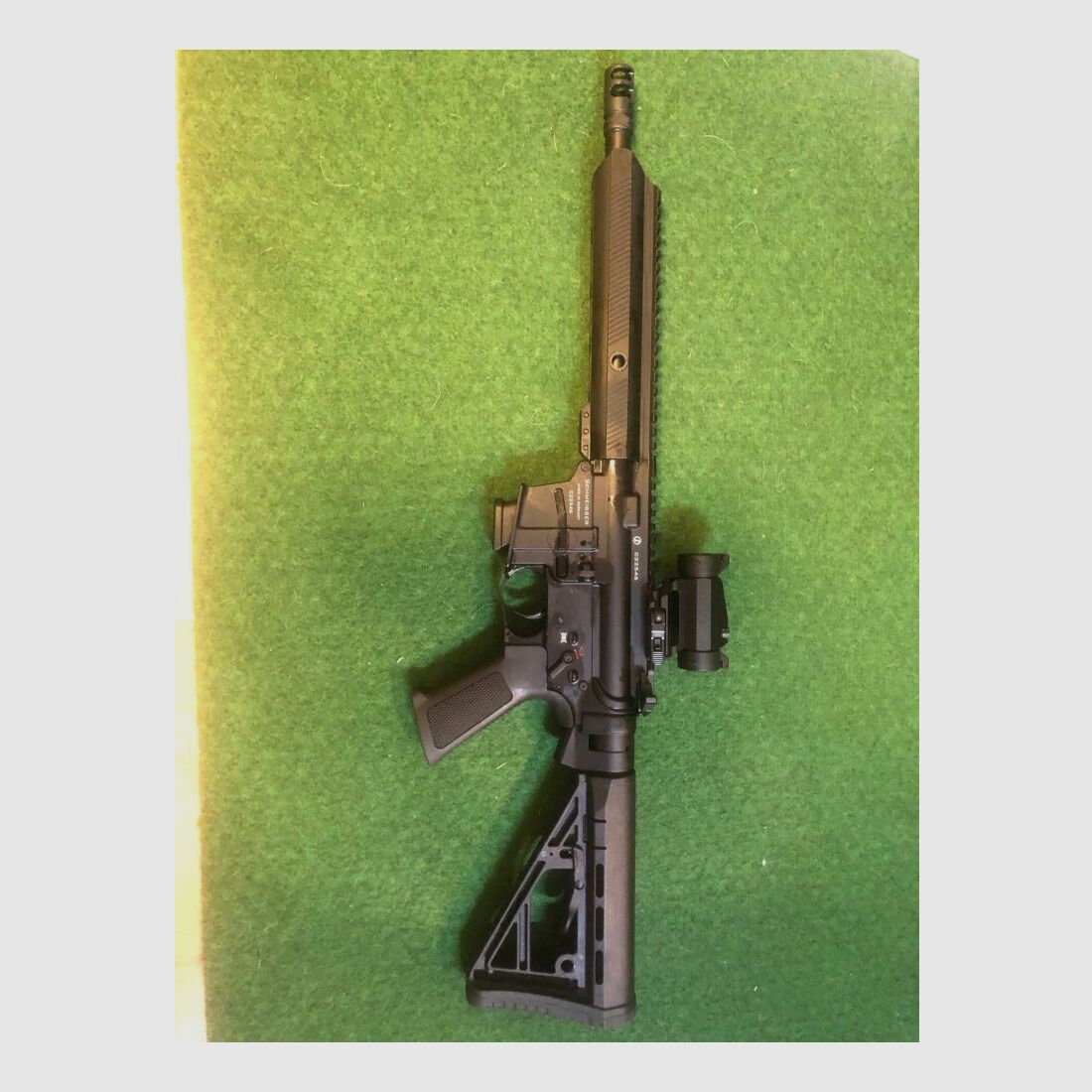 Schmeisser mit Optik Falke SL Büchse AR15-9 Sport 10,5"
