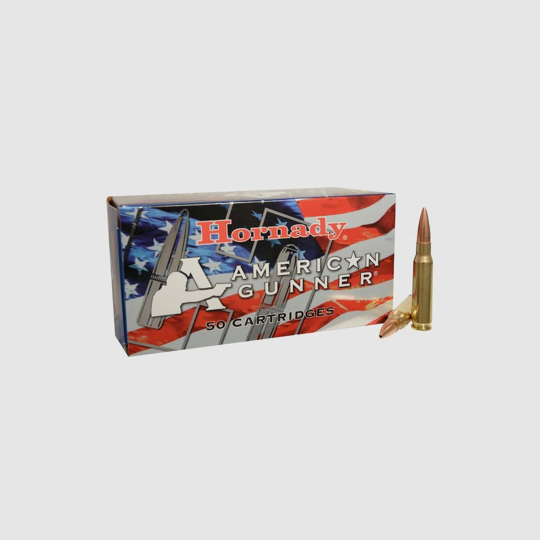 Hornady American Gunner .308 Win. 155GR BTHP Match 50 cartouches