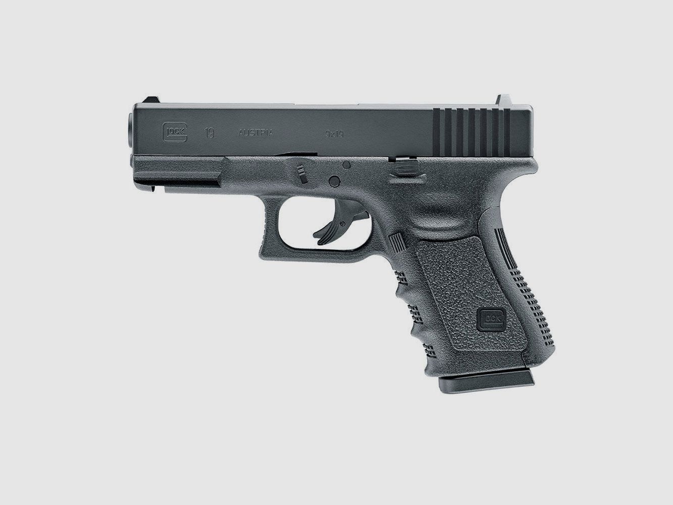 VFC Glock 19 Gen 3  Airsoftpistole Co2 Pistole Kaliber 6 mm BB Schwarz