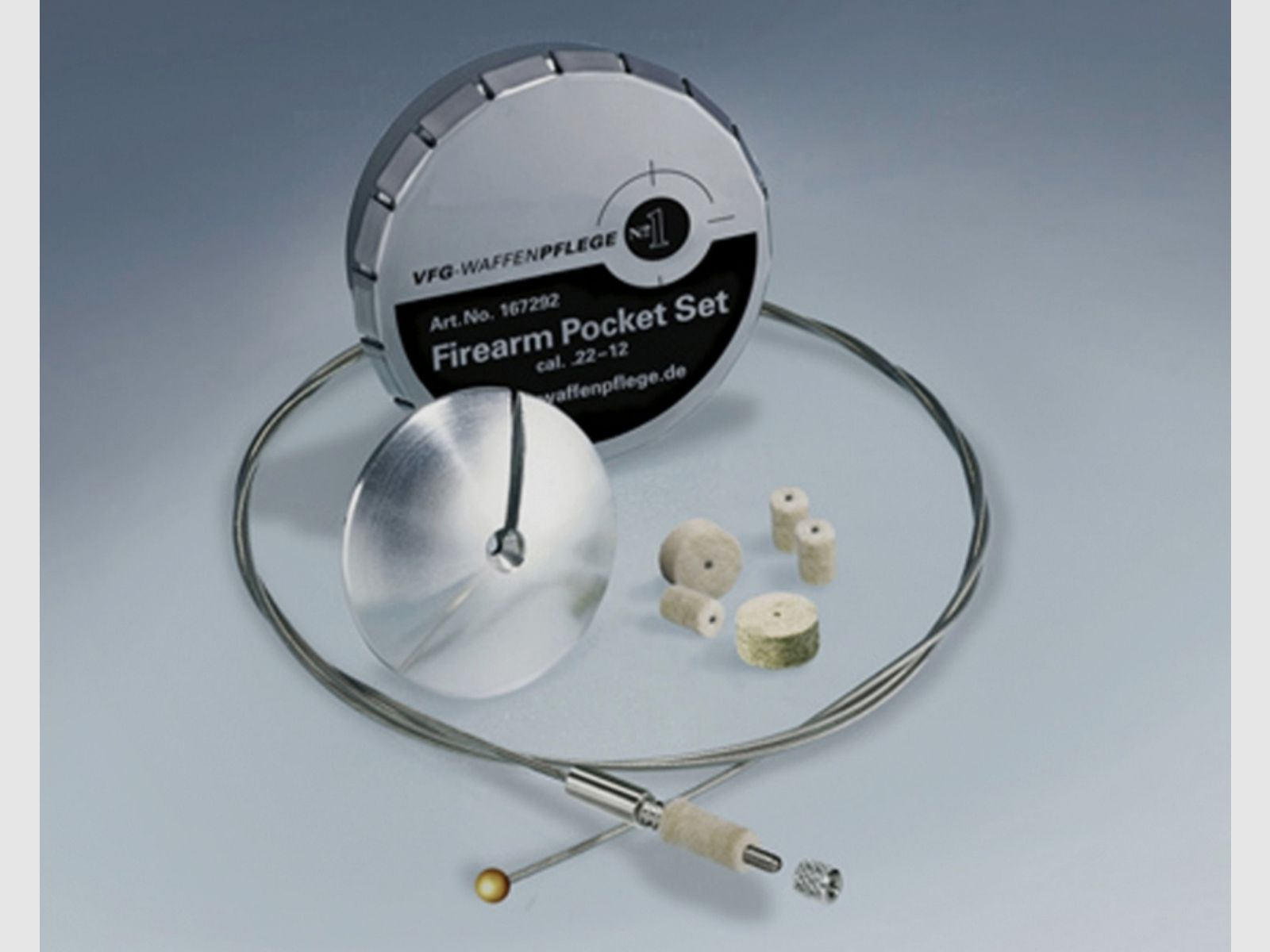 VFG 533 cal. 22-12 Waffenpflege Firearm Pocket Set inkl. Metalldose 1 Stück