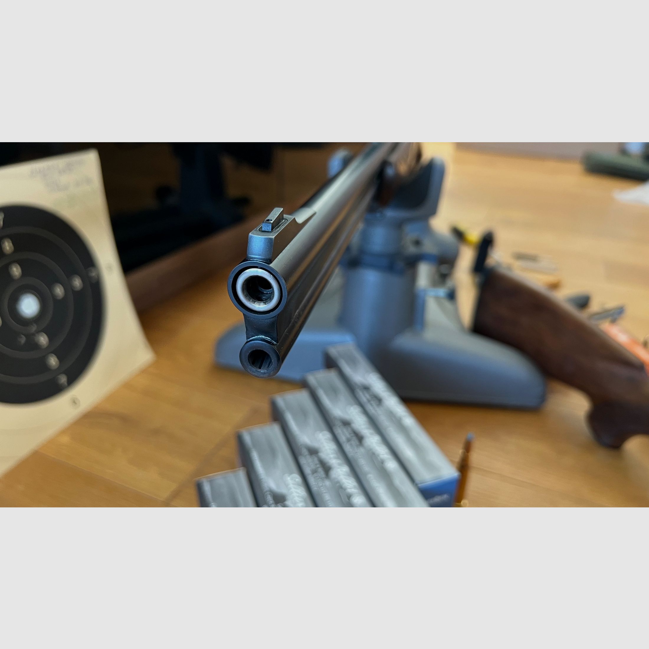 Blaser combinato B 95 7x57R & 20/76 Magnum & .22 Hornet K+S canna intercambiabile regolabile da davanti ESL BBF95, immagine 2 di 7