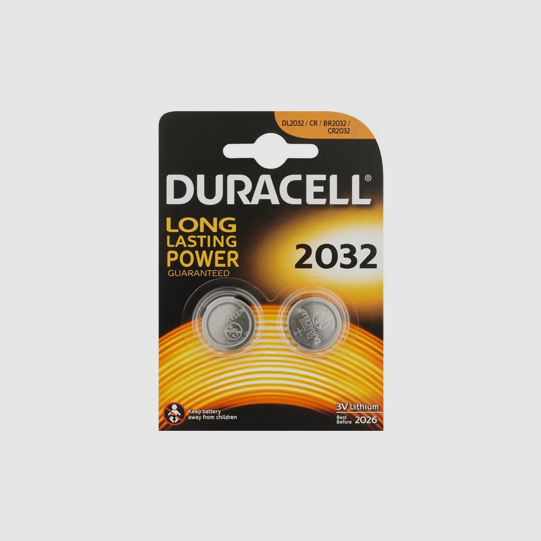Batterie – Duracell Knopfzelle CR2032
