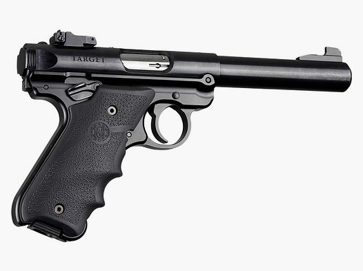 Hogue gumowy chwyt Ruger MkIV z rowkami na palce