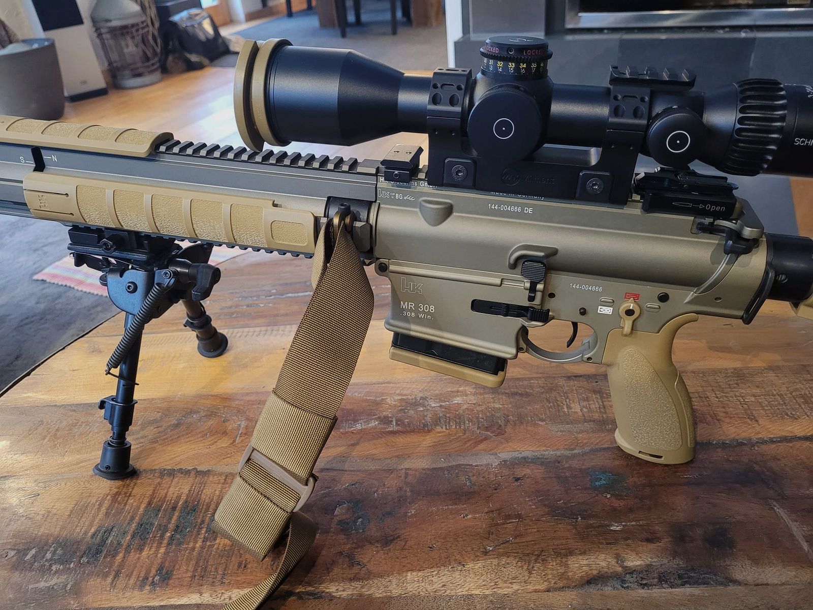 H&K .308 Selbstladebüchse Mod. MR308A3 (RAL8000) 20 mit Anbauteilen G28 10 Schuss Magazin und Schmidt & Bender 3-20x50 PMII Ultra Short & div. Zubehörteile  Heckler & Koch .308, Bild 19 von 20
