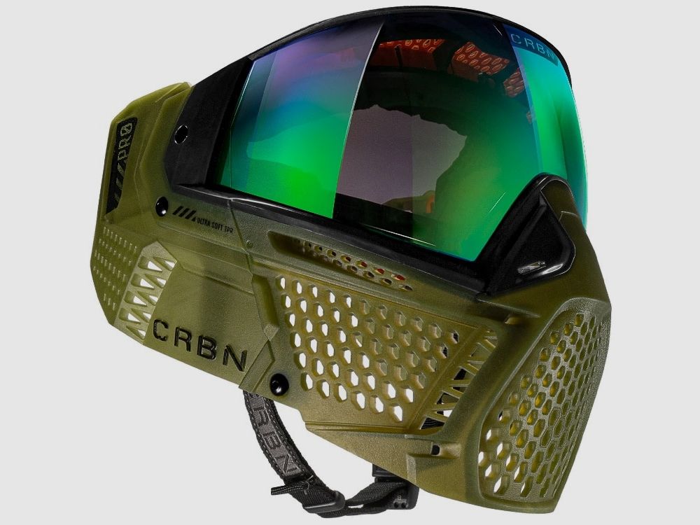 Carbon ZERO PRO Paintball Thermal Mask (Moss)