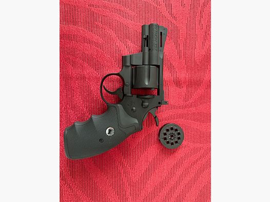 Colt Python 2,5" Lauflänge 4,5 mm Diabolos / Stahl BB Co2 Revolver (P18)
