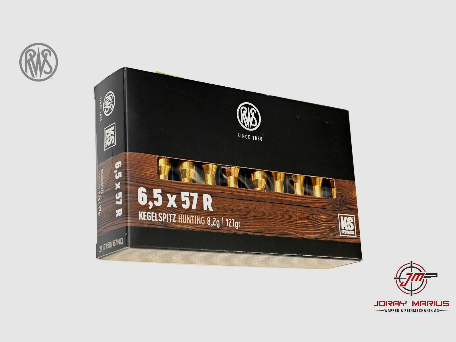 6.5x57R RWS 8.2g 127gr KS Hunting