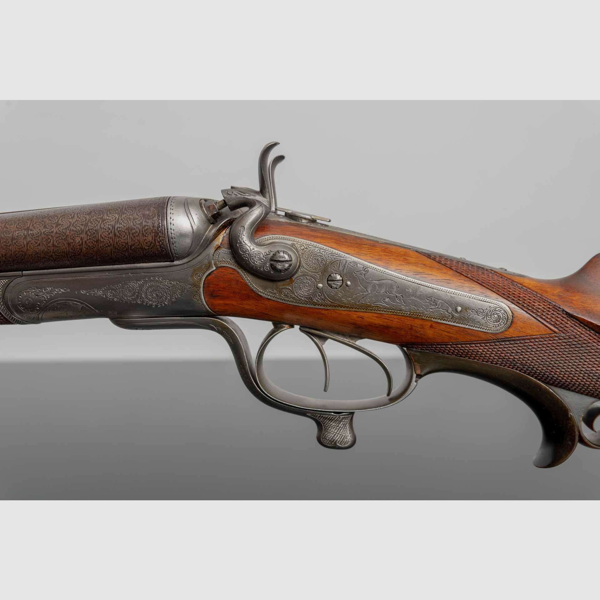 Jos. Heinige Side-by-side shotgun with interchangeable barrel, image 3 of 12