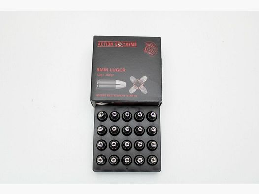 Geco 9mm Luger ACTION EXTREME 20er Pack SOFORT VERFÜGBAR