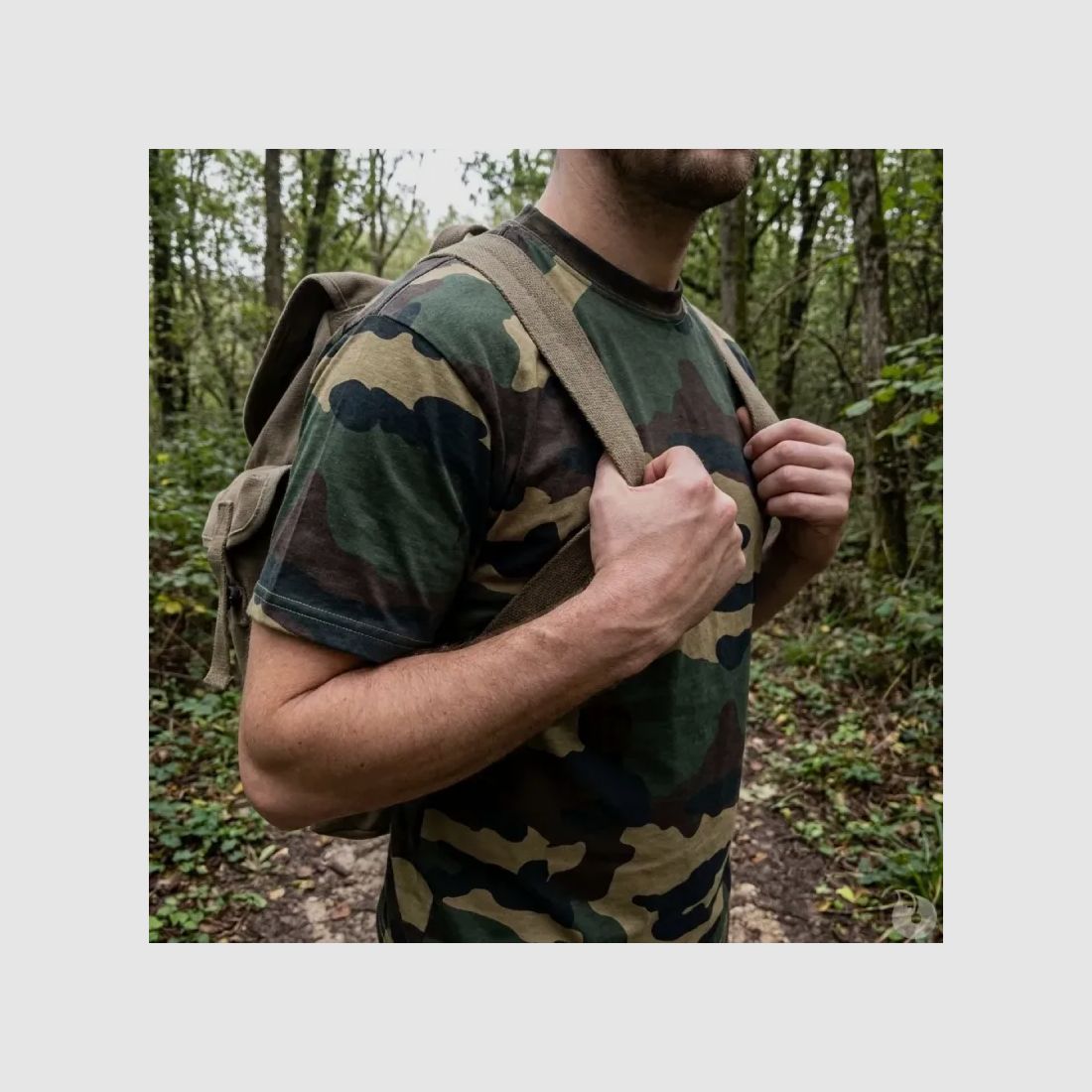 Lot de 3 Tee-Shirts (beige, kaki et camo) taille M à 3XL, image 3 sur 7