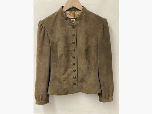 Veste en cuir Trachten DARIA de Meindl avec manches 3/4 en Torf