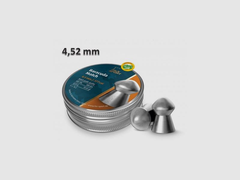 H&N SPORT Geschosse BARACUDA MATCH Kal. 4,52 mm 0,69gr
