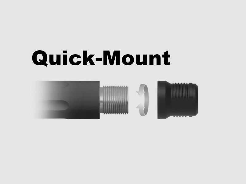 Svemko Zubehör f. Schalldämpfer QuickMount Adapter M14x1 f. Quick-Mount-Schalldämpfer