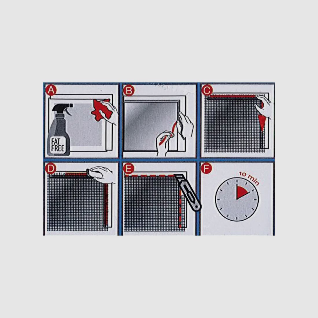 Moustiquaire pour fenêtre - pose facile, image 2 sur 6