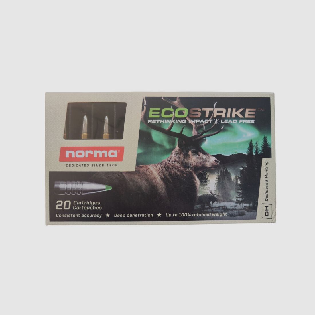 Norma 165grs Ecostrike 20STK .308Win