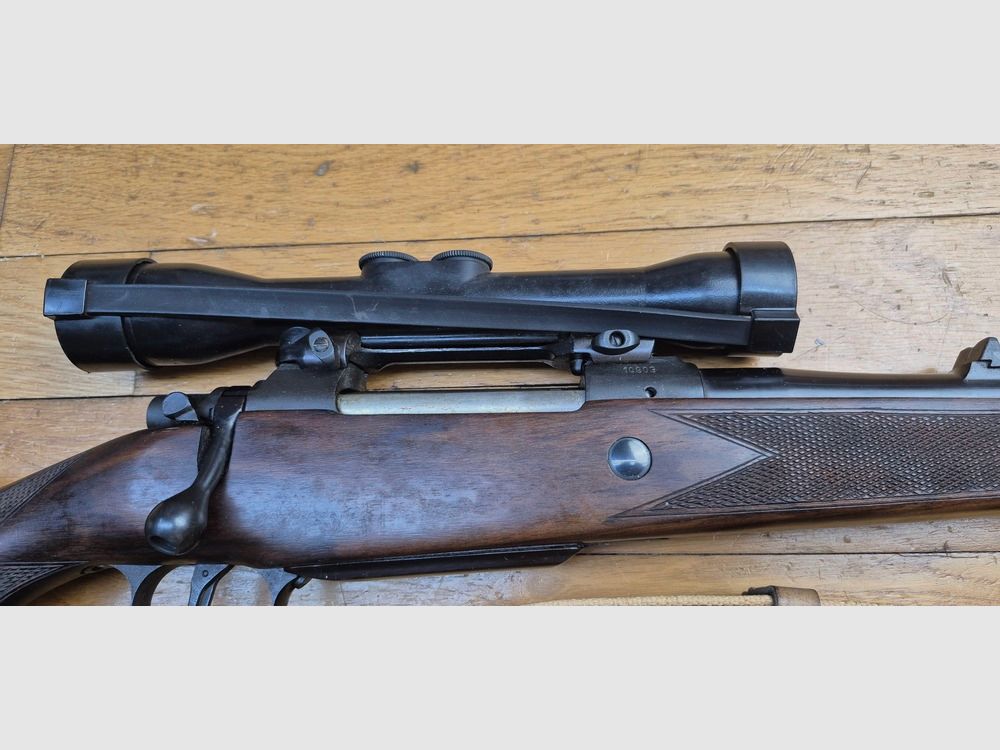 Sehr schöne Großwildbüchse BRNO ZKK 602 — Kal. .375 H&H Magnum — Magazin 5 Schuss (!) — Waffe von 1985 — Zielfernrohr Zeiss Jena ZF4 DDR 100% Stahl — Großwild und afrikanische Jagd Big Five — Sehr schönes Holz — Exzellente Mechanik — Hochwertige Verarbeitung — Zustand nahezu Premium — TBE+/TBE++, Bild 6 von 40