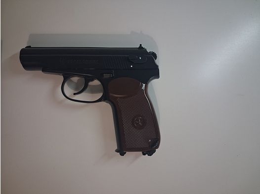 Pistola de aire CO2 Makarov 4,5 mm BB de acero – Metal completo