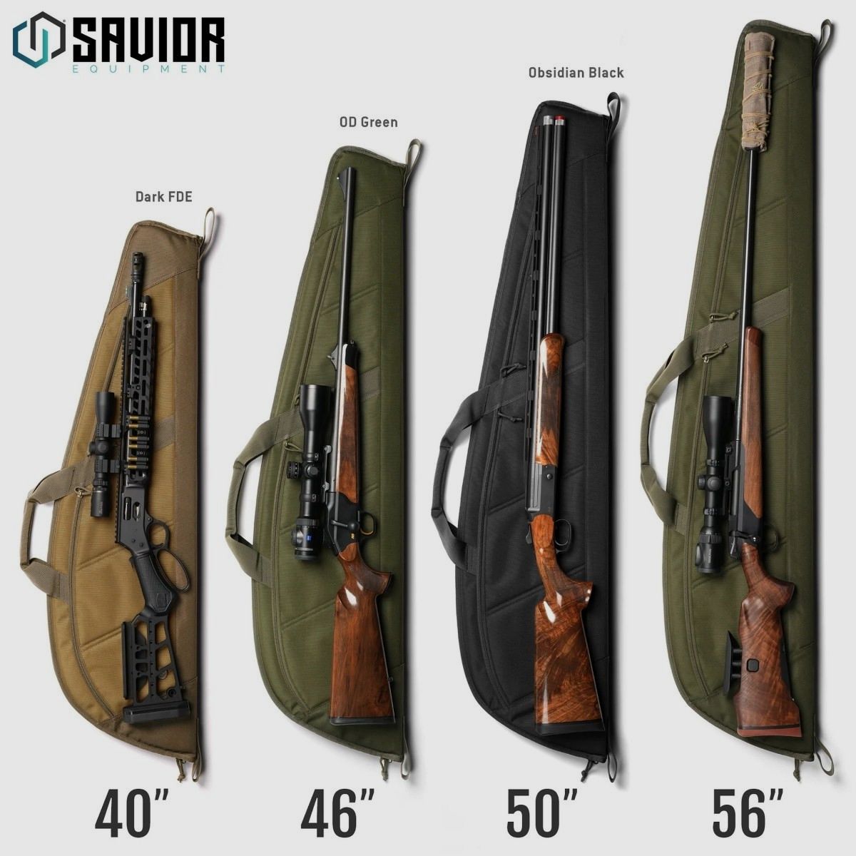Savior - Enkele geweertas – Scout-jachtfoedraal - 40" – Obsidian Black - RB-HT40-SG-BK, afbeelding 7 van 7
