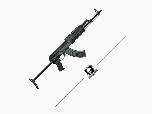 S.D.M. AKS-47 TACTICAL LIMITED SERIES SCHWARZ 7.62X39MM