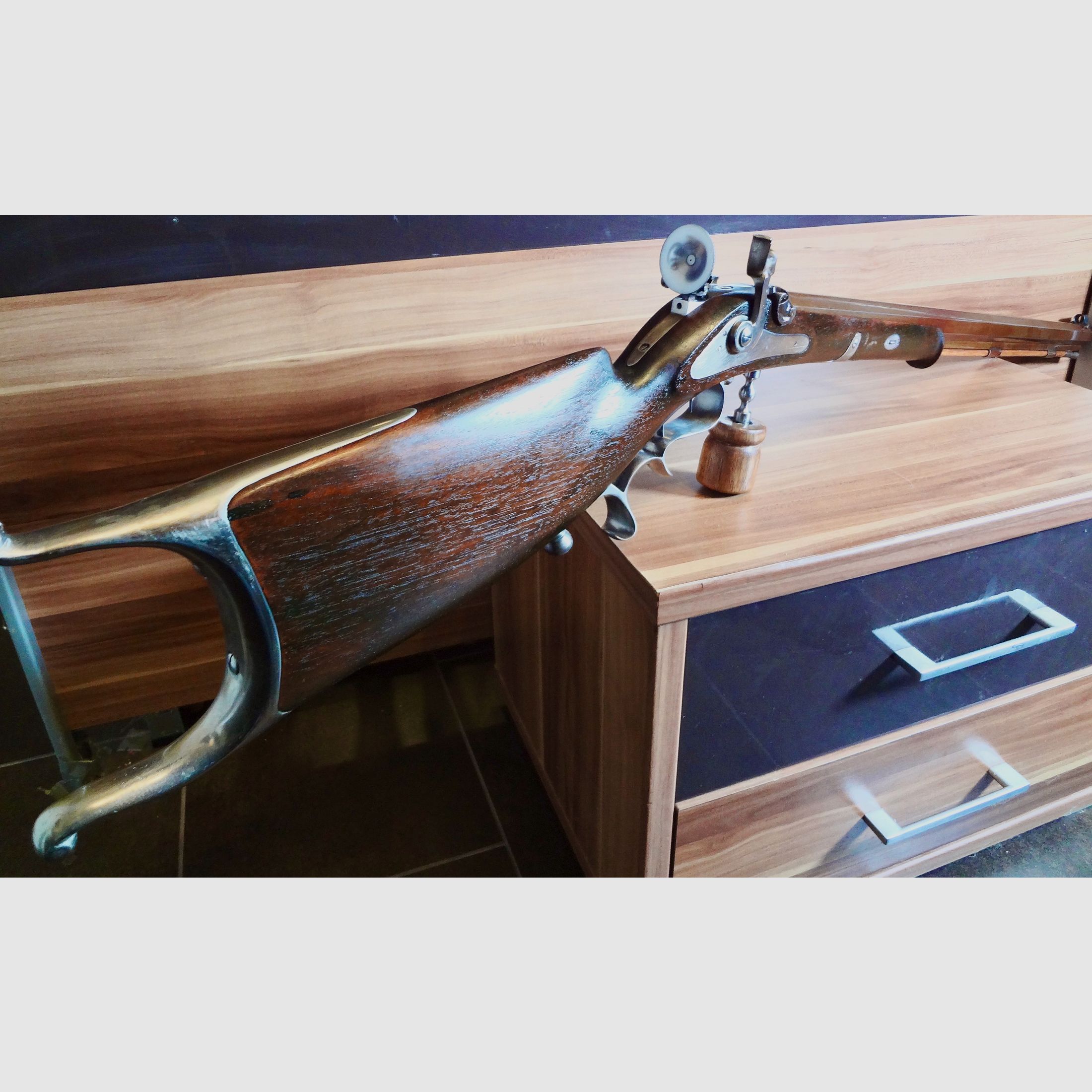 Match muzzle-loading rifle Palmetto Waadländer in caliber .45.