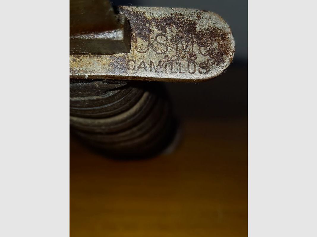 Couteau de tranchée WKII US.M3/Kampfmesser avec étui US.M8