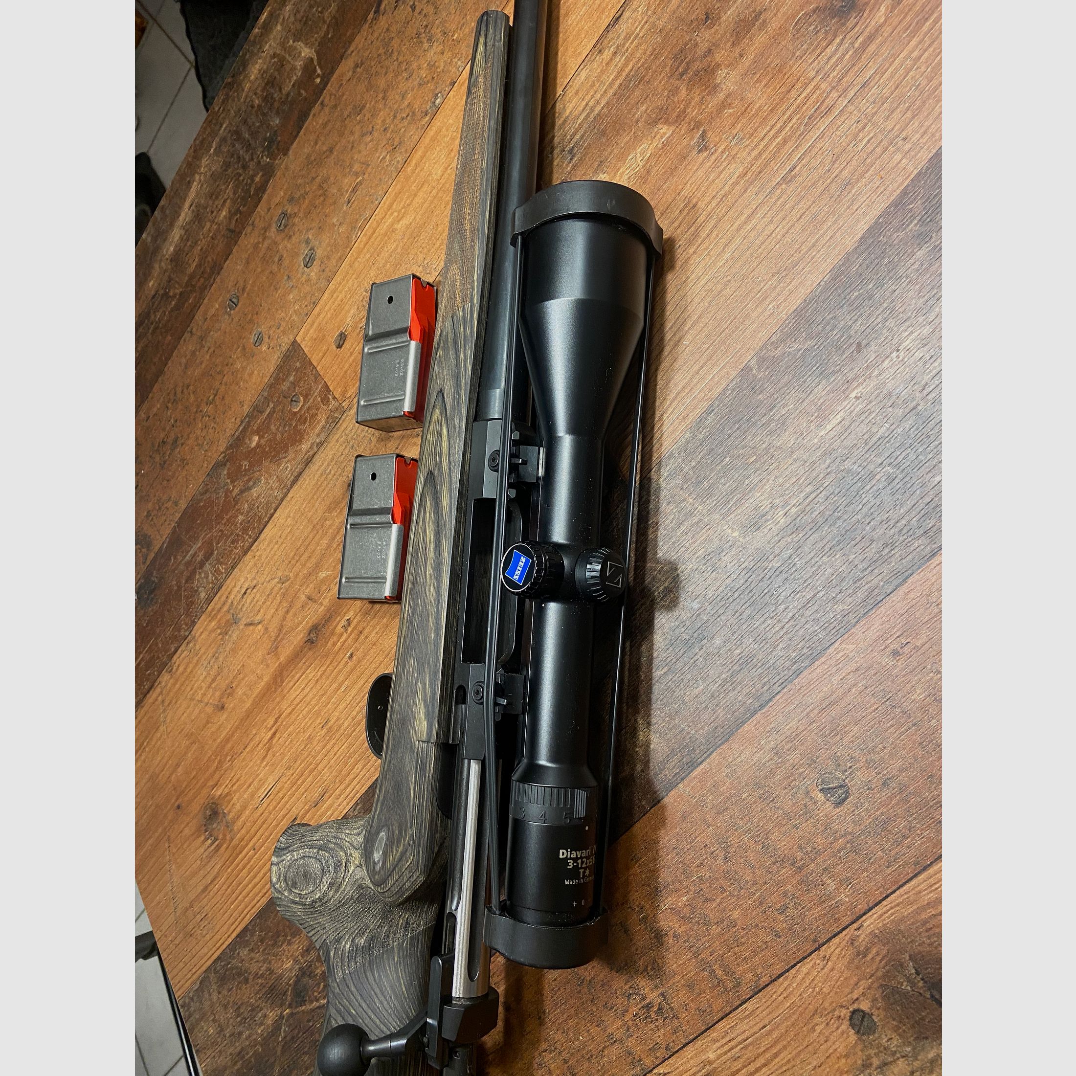 Steel Action 9.3x62 left Odenwald stock thread Zeiss, image 2 of 6