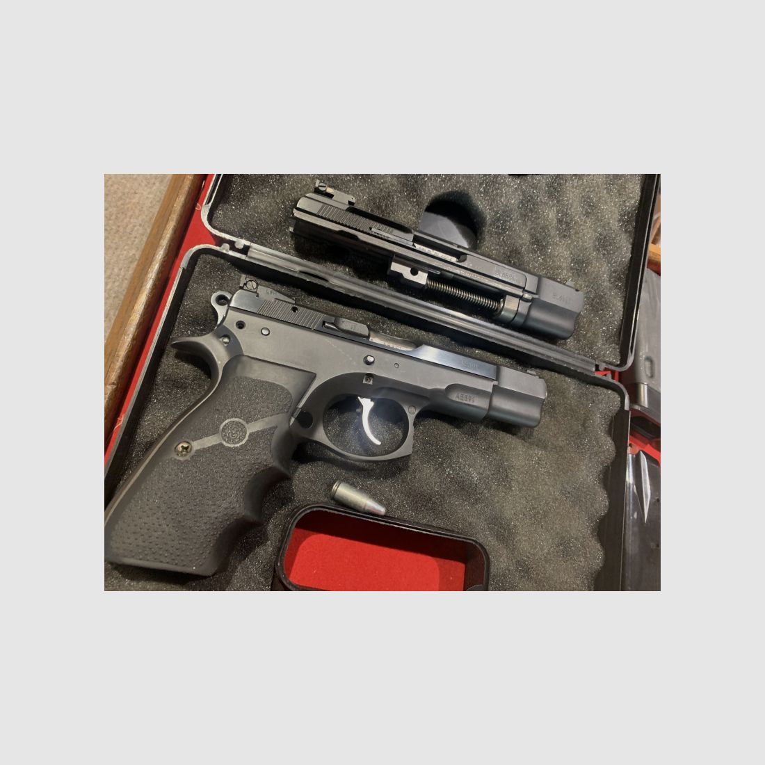 CZ75B Kal 9 mm Luger mit Kadett .22Lr Wechselsystem TOP TOP