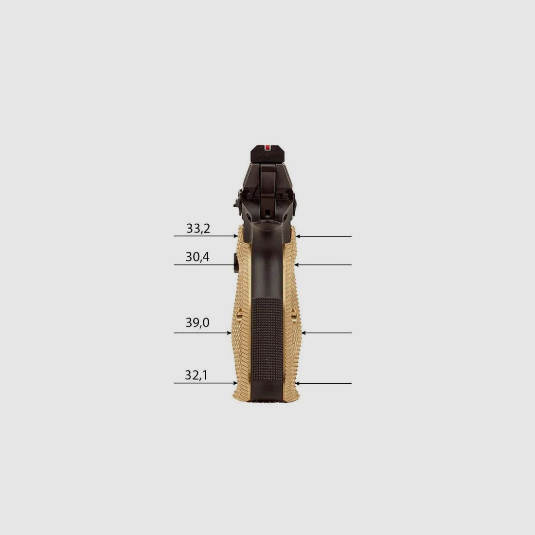 Eemann Tech Ultimate Brass Long Grips, Bild 1 von 3