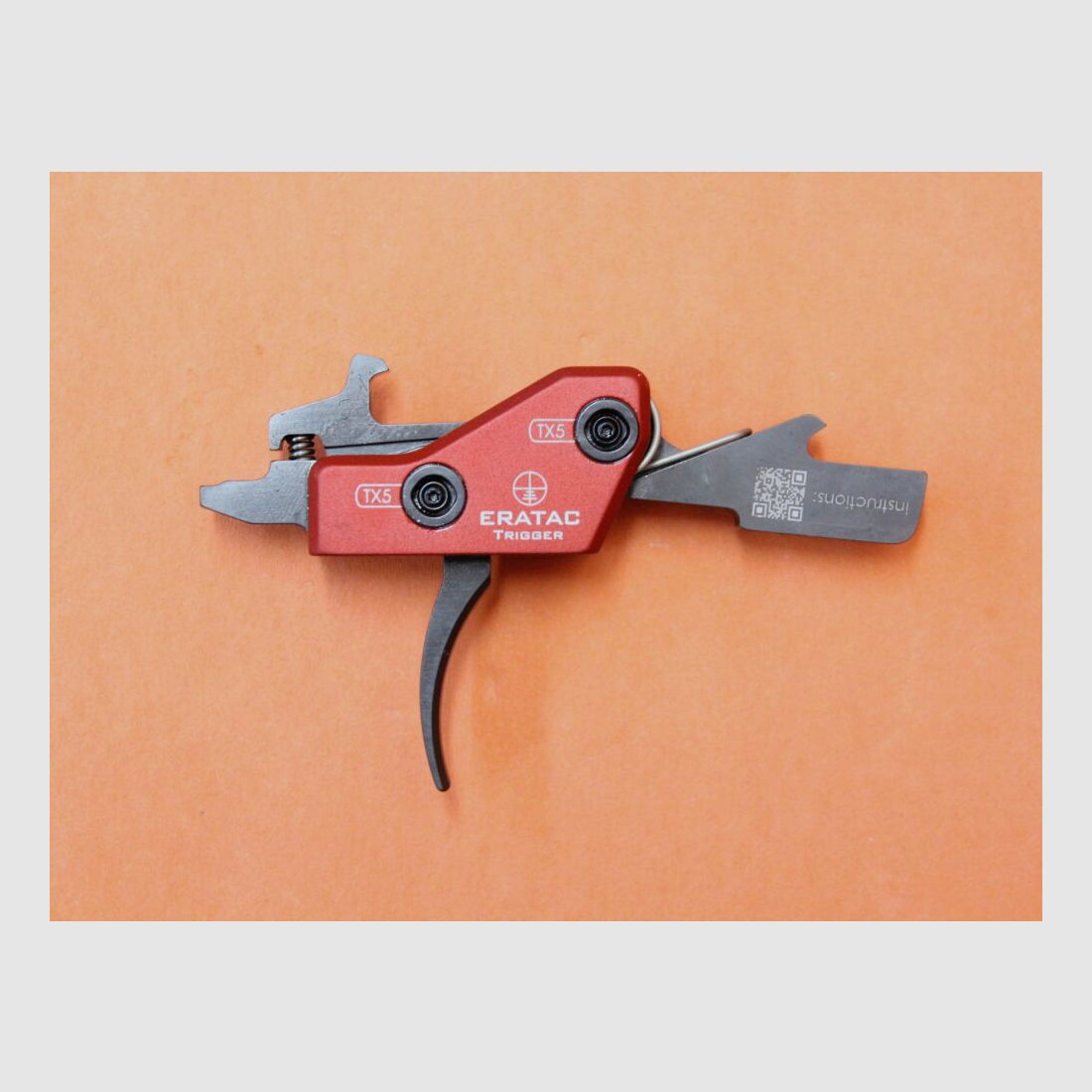 ERATAC AR-15 Switchable Sport Trigger ERATAC Trigger Curved Single Stage (10/15 N), e.g. Aim15/OA-15