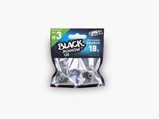 Blei-Kopf FISH BLACK MINNOW N°3 120