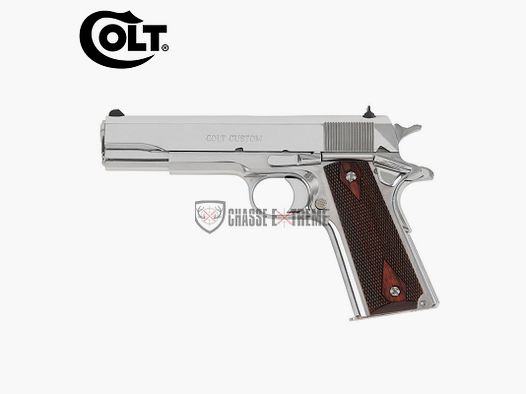 Pistola COLT Government Model 5" 8+1 Tiros Cal. 45 ACP Acero Brillante