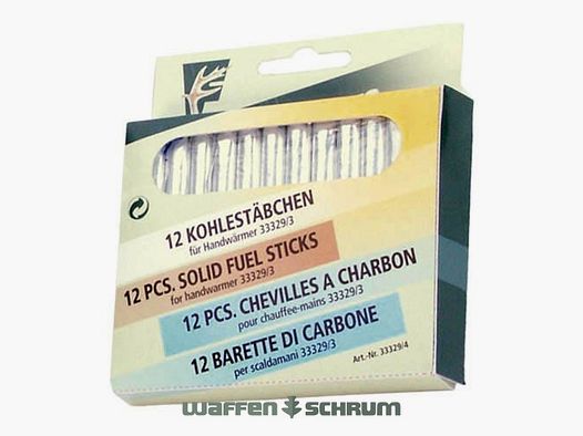 Fritzmann Heizstäbe für Taschenofen Modell Hot - 12er Pack