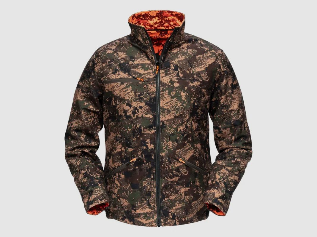 Veste réversible Chiruca Axes Digi Camo vert et orange, image 2 sur 9